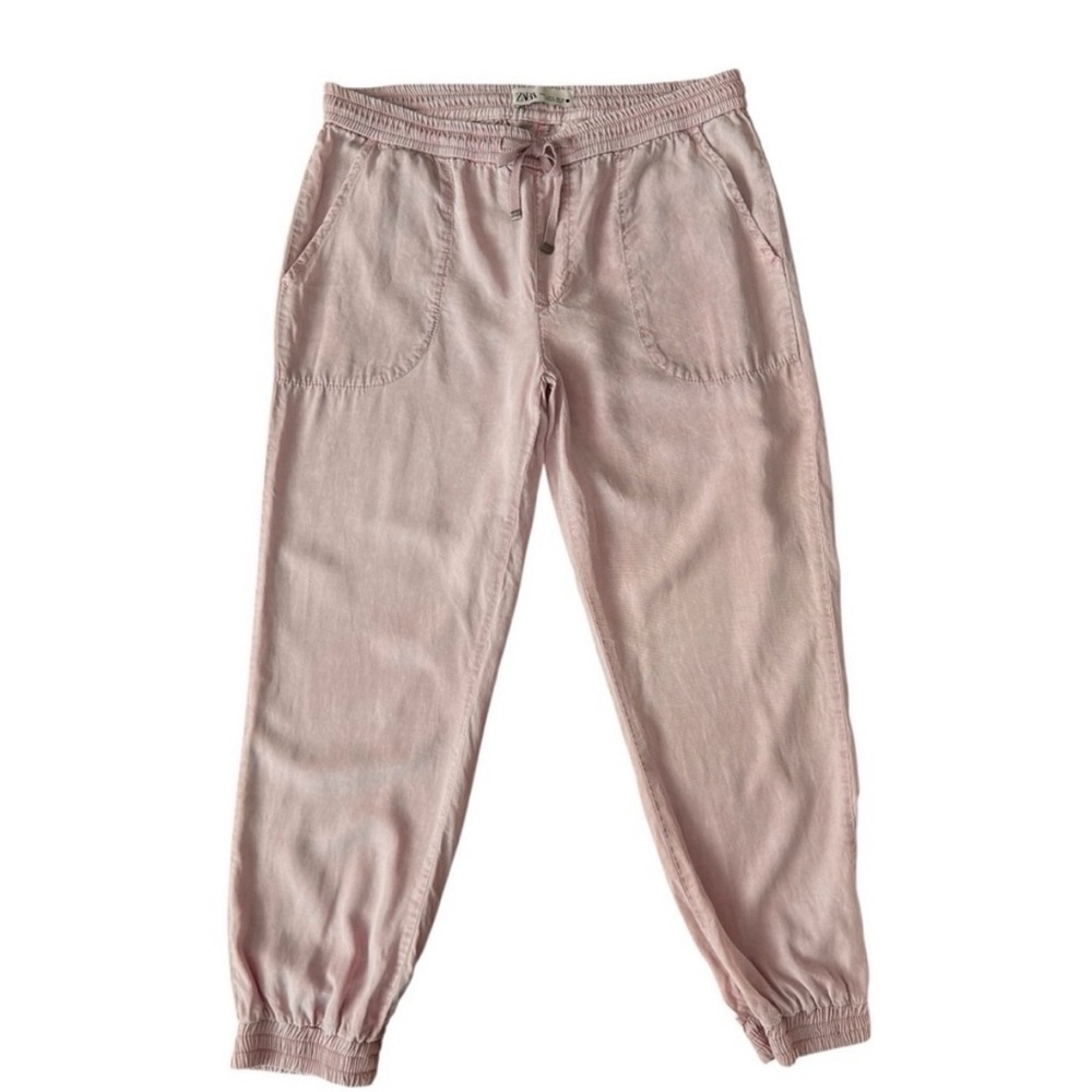 Zara Lilac Lyocell Joggers